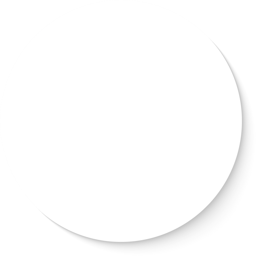 White Circle With Shadow